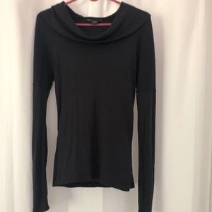 A/X Armani Exchange Cowl Neck Top, Dark Grey, Small